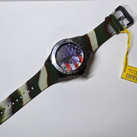 Invicta Aviator Freedom Flyer Men's Watch - 50mm, Camouflage (48956) - Picture 11 of 16